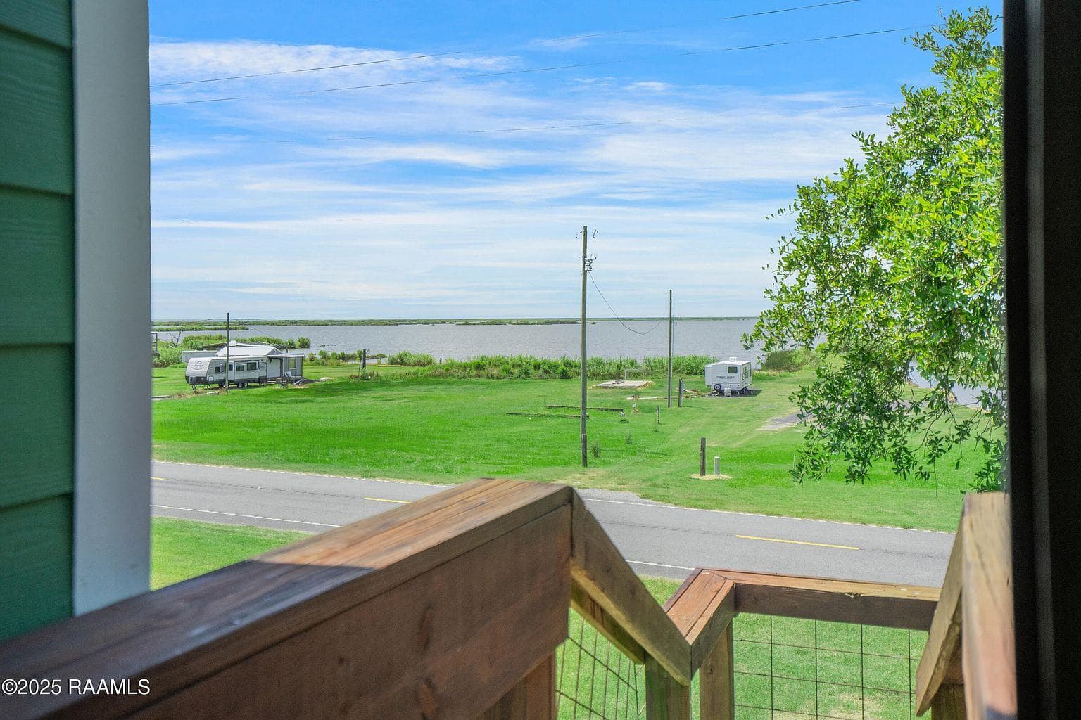 Marsh view from the deck
